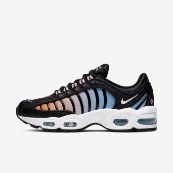 Nike Air Max Tailwind 4 - Női Utcai Cipő - Fekete/Korall/Világos Kék/Fehér